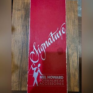 Mel Howard Men's Formalwear Bowtie And Accessories Silk Made In USA  Lot Of 2